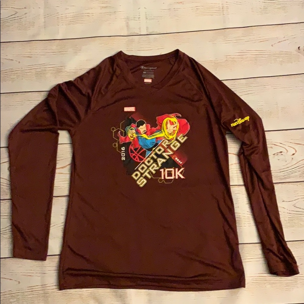 RunDisney 2016 Marvel Dr Strange 10k LS Tech Tee